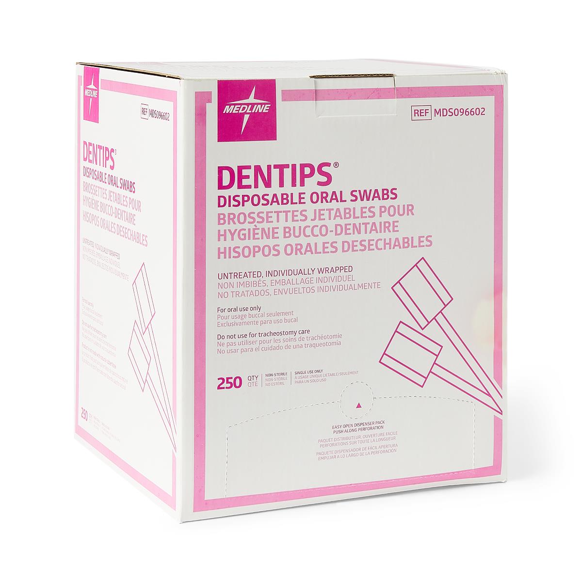 DenTips Treated and Untreated Oral Swabs