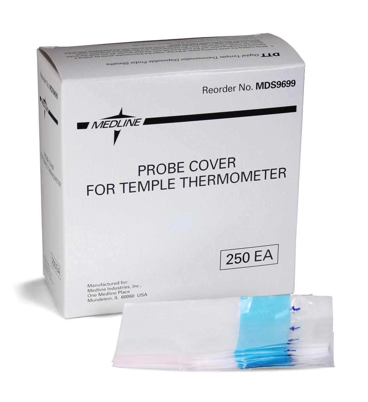 Medline Probe Covers for Temple Thermometers - BeHope