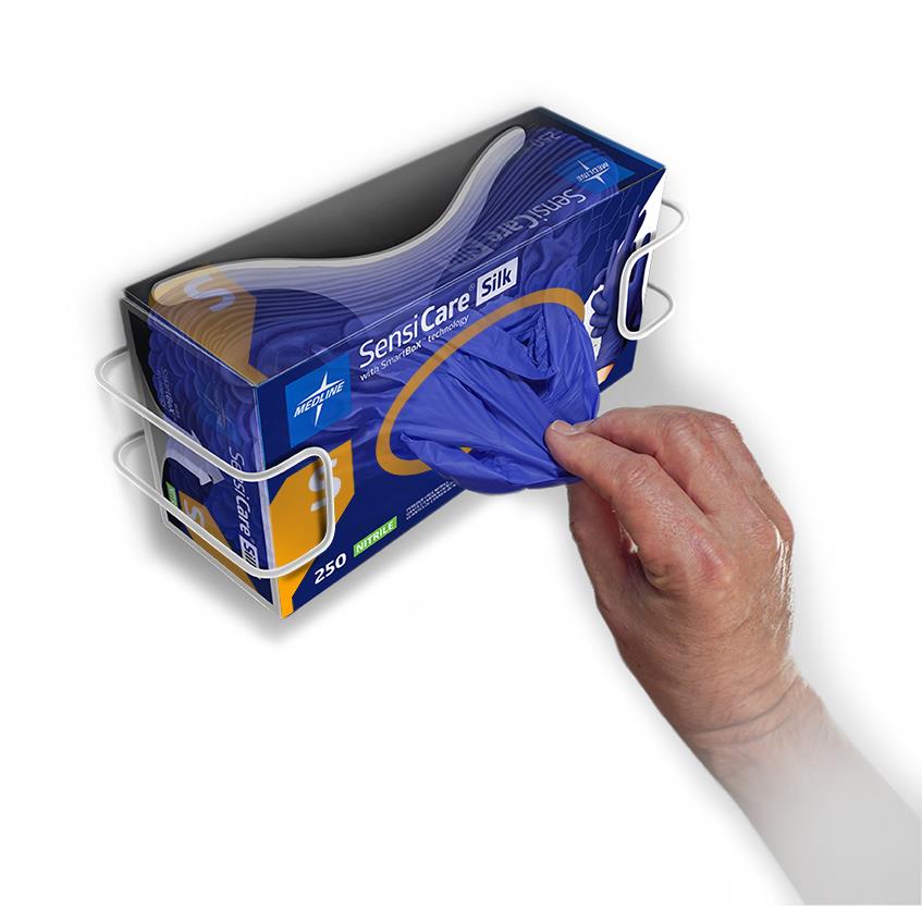 SensiCare Silk Powder-Free Nitrile Exam Gloves with SmartBox Design