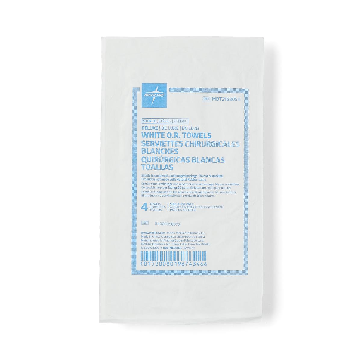 Medline Sterile Disposable OR Towels - BeHope