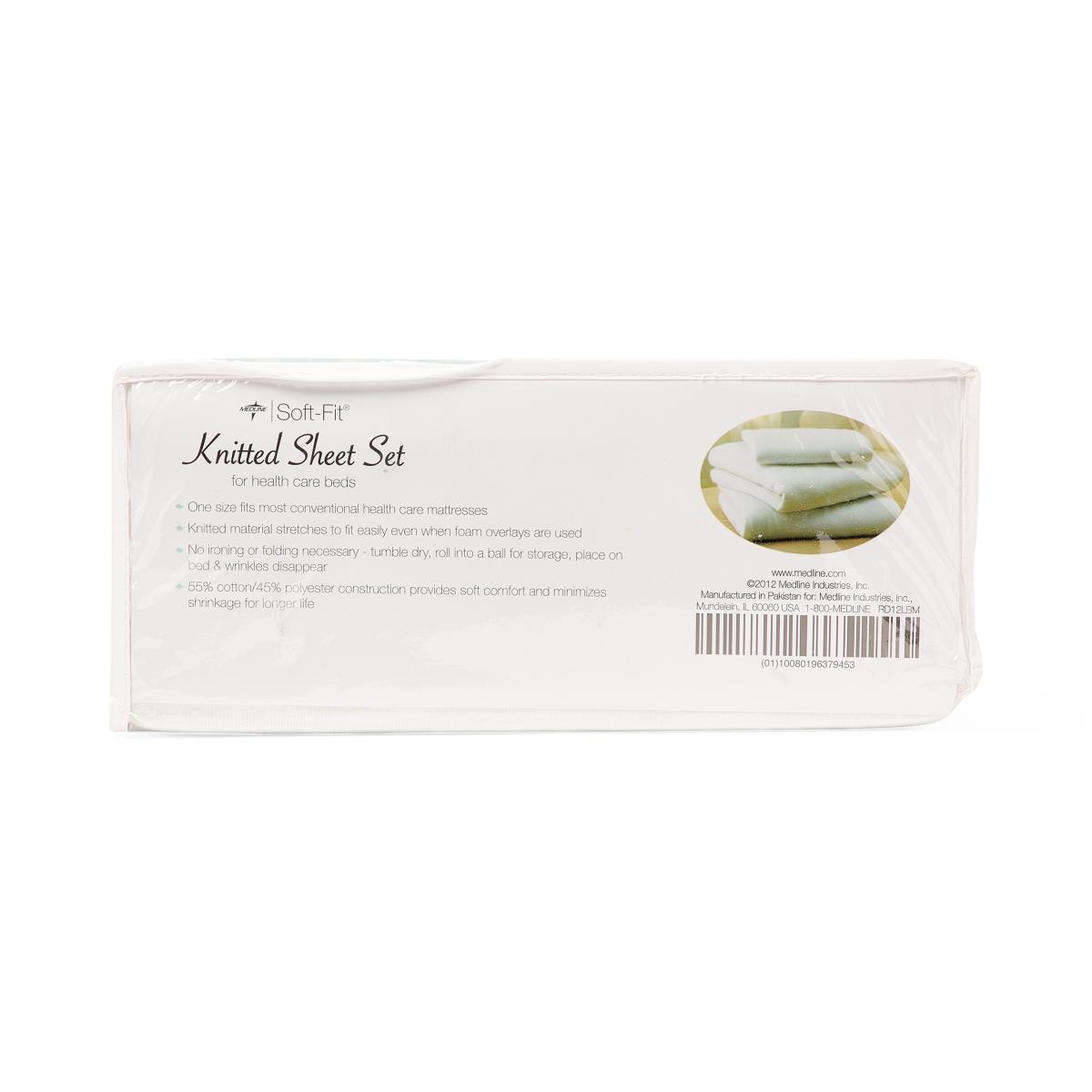 Soft-Fit Knitted Flat Sheets