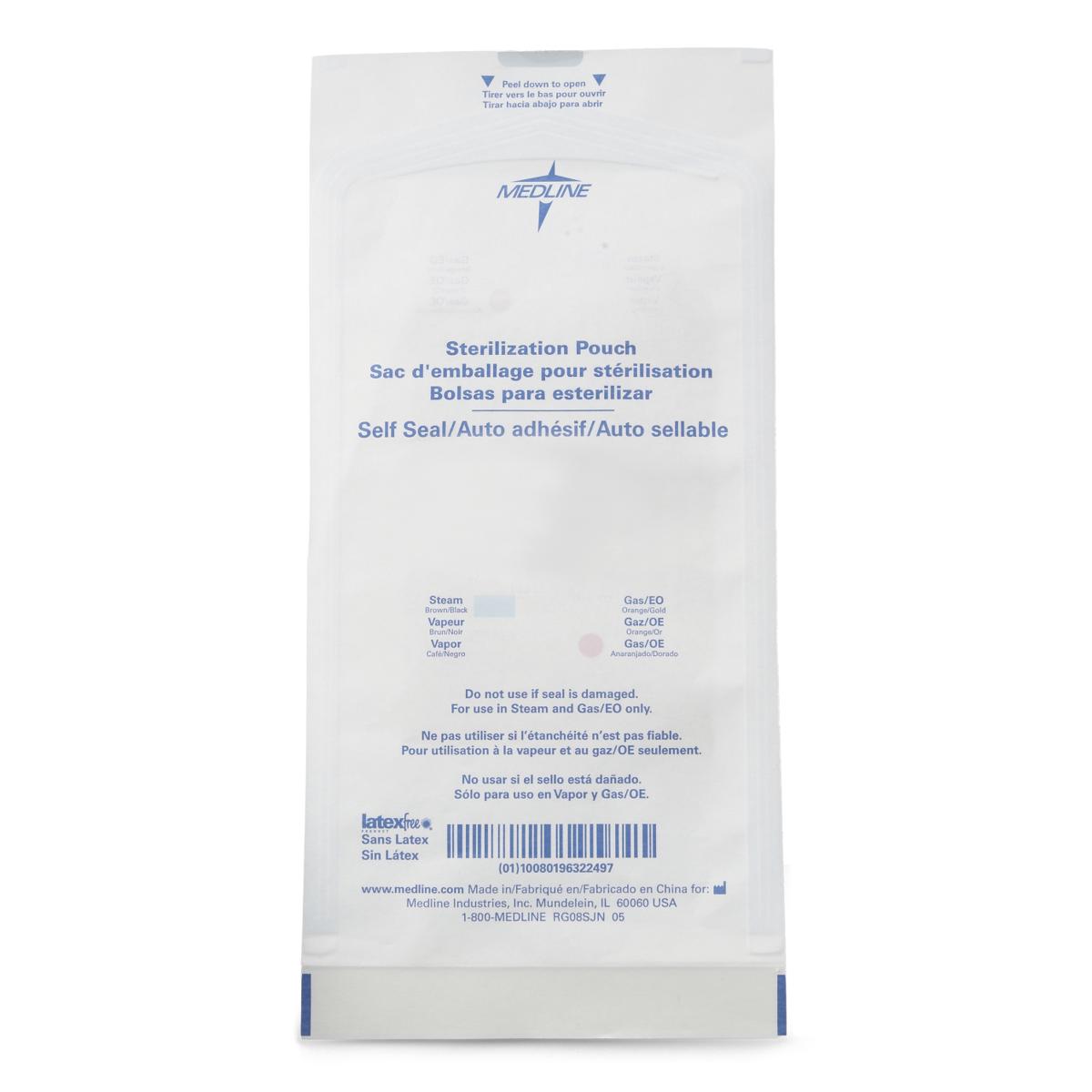 Self-Seal Sterilization Pouches for Steam and Gas Only - BeHope