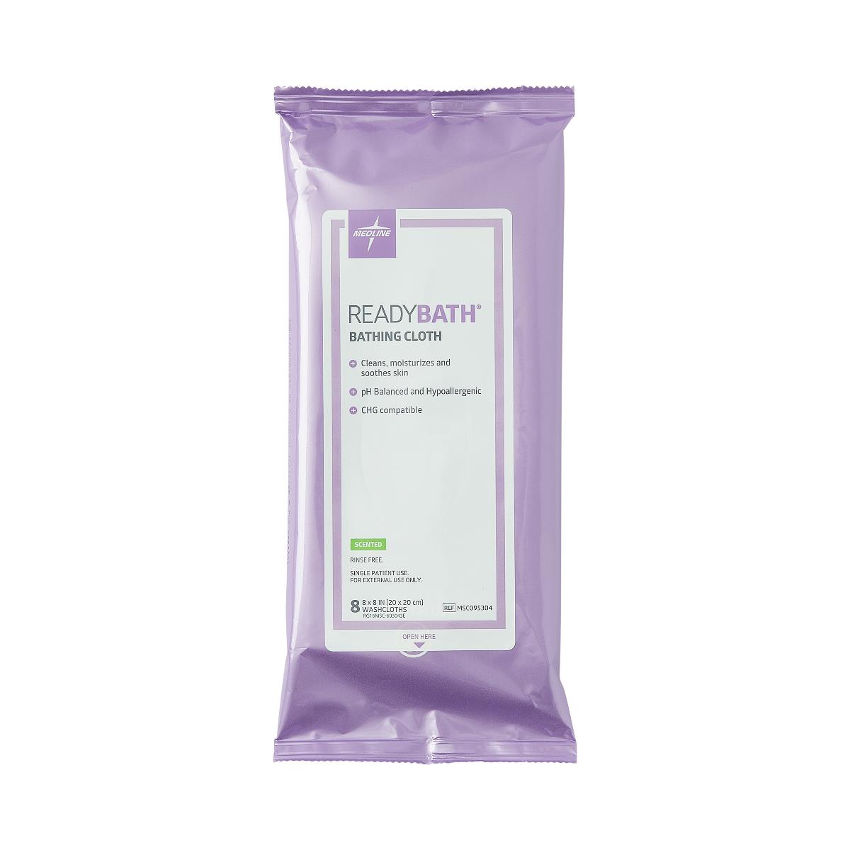 ReadyBath Total Body Cleansing Standard Weight Washcloths - BeHope