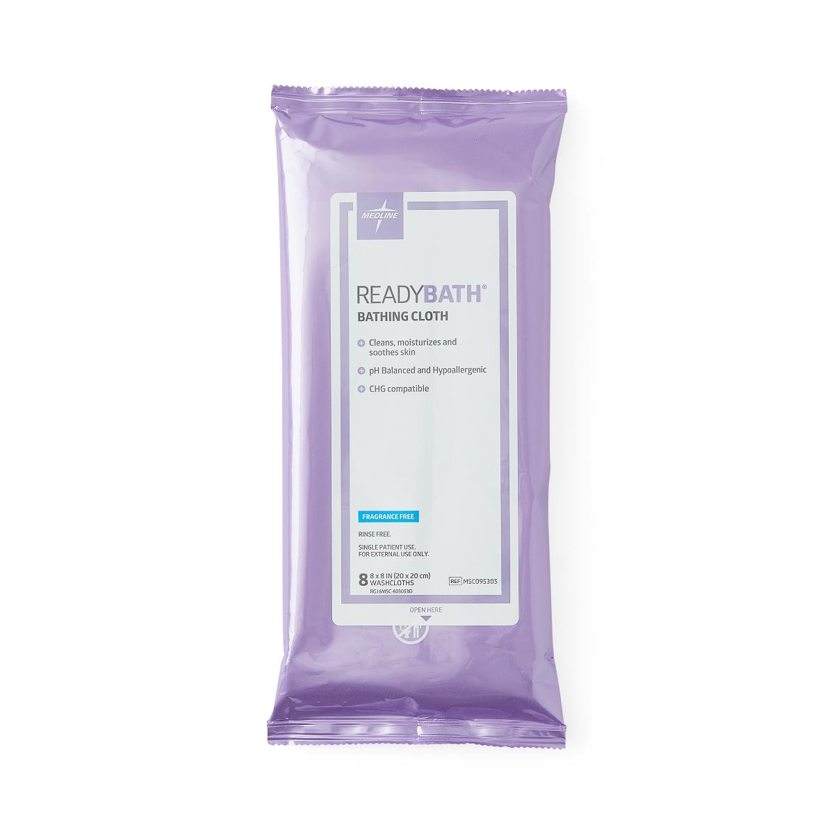 ReadyBath Total Body Cleansing Standard Weight Washcloths - BeHope