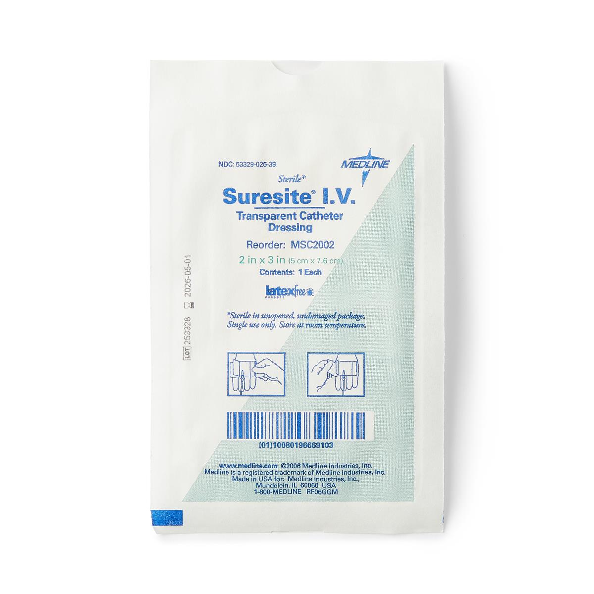 SureSite IV Transparent Catheter Dressing - BeHope