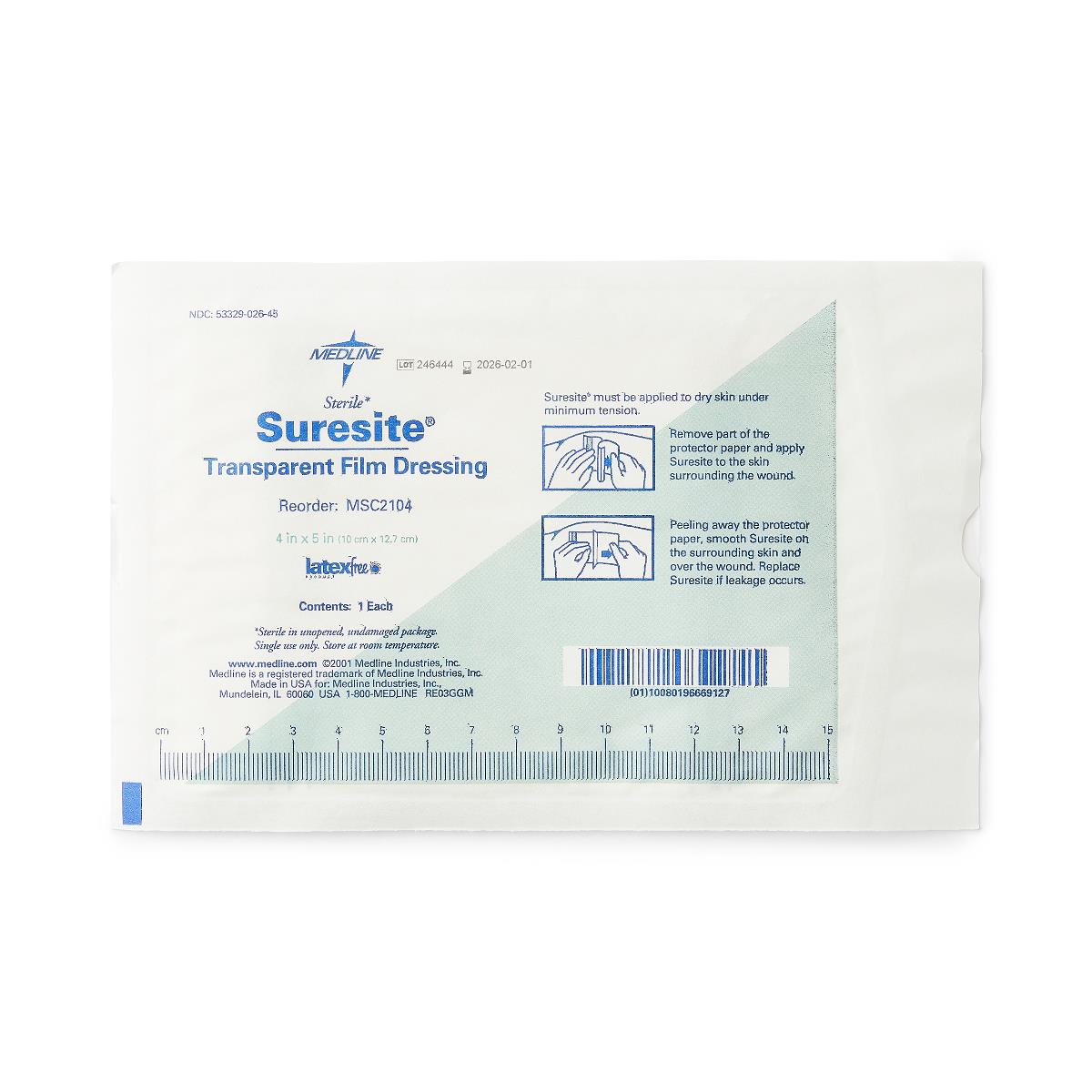 SureSite 2-Handle Transparent Dressings - BeHope