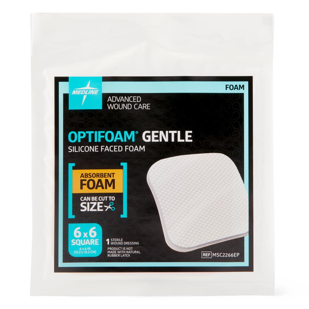 Optifoam Gentle Non-Bordered Silicone-Faced Foam Dressings - BeHope