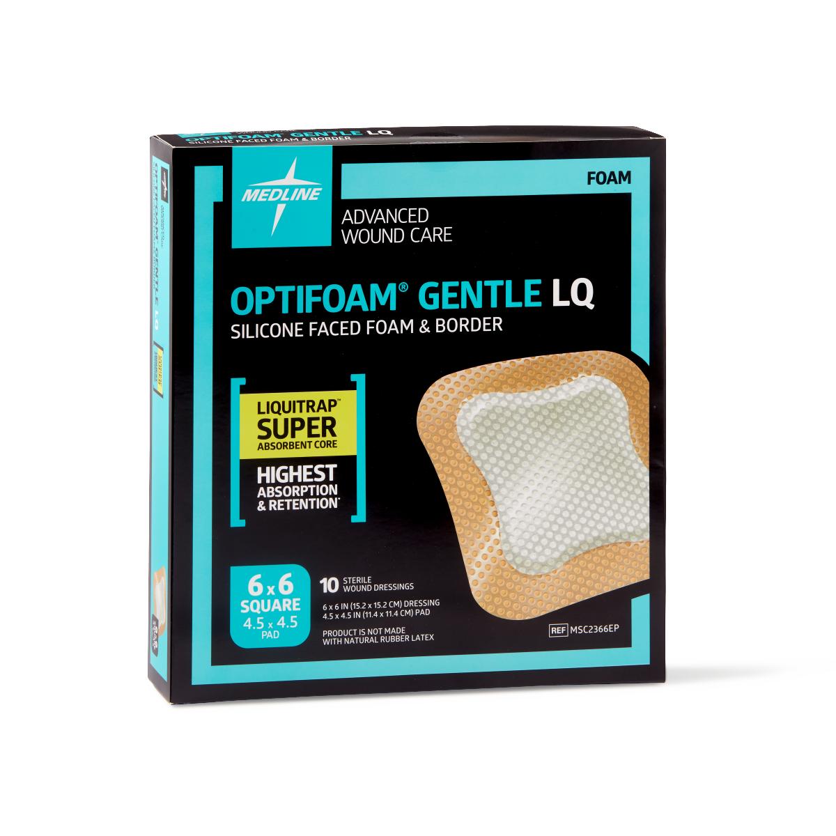 Optifoam Gentle LQ Silicone-Faced Foam Dressings - BeHope