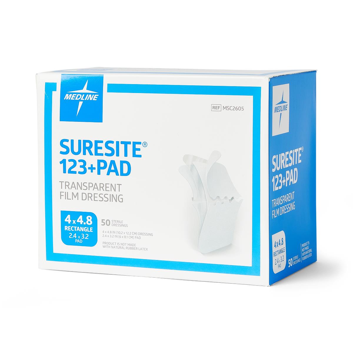SureSite 123+ Pad Transparent Dressings
