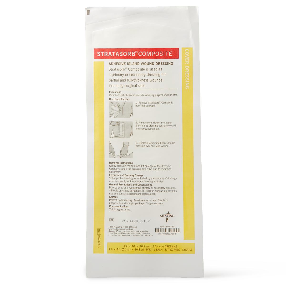 Stratasorb Waterproof Adhesive Island Wound Dressings - BeHope