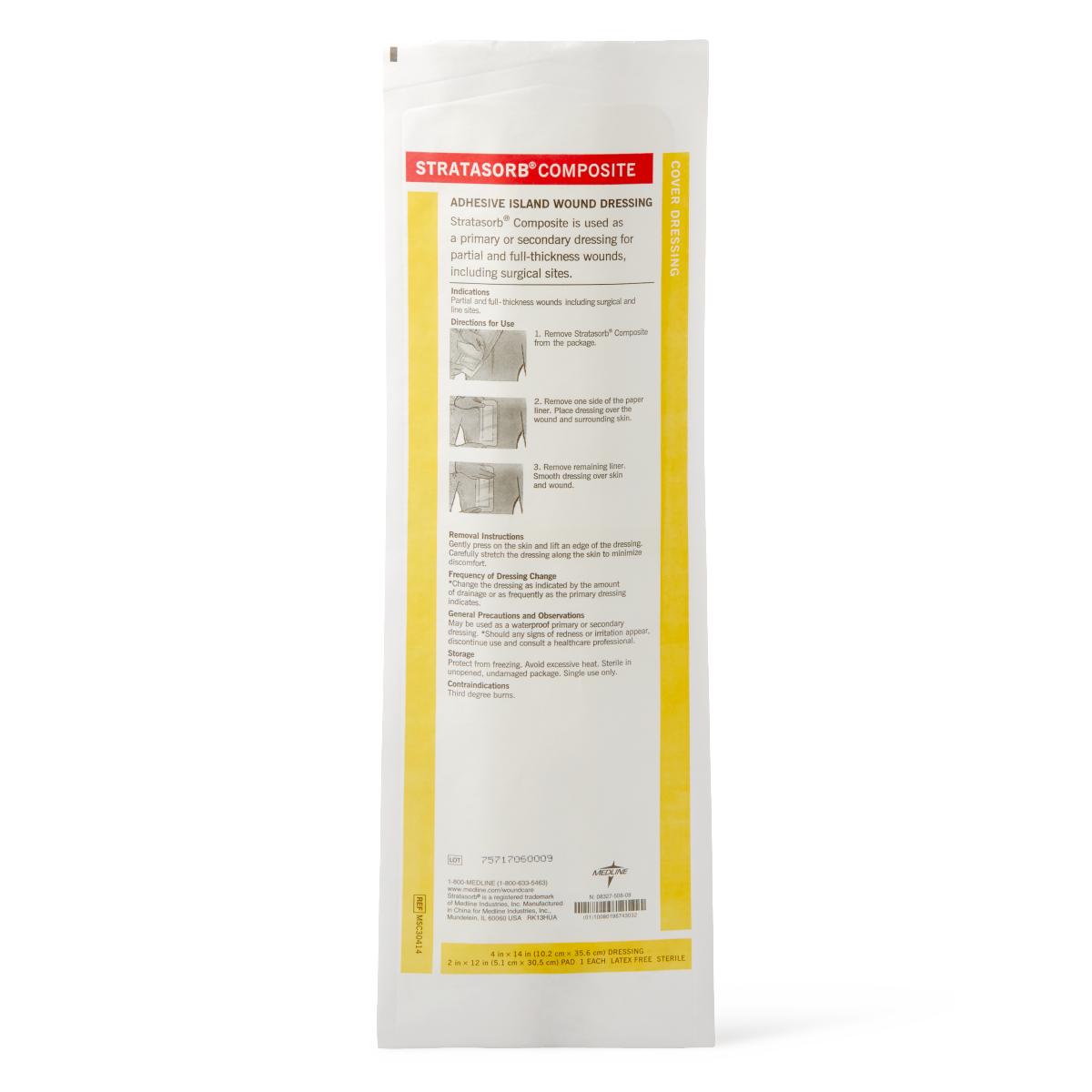 Stratasorb Waterproof Adhesive Island Wound Dressings - BeHope