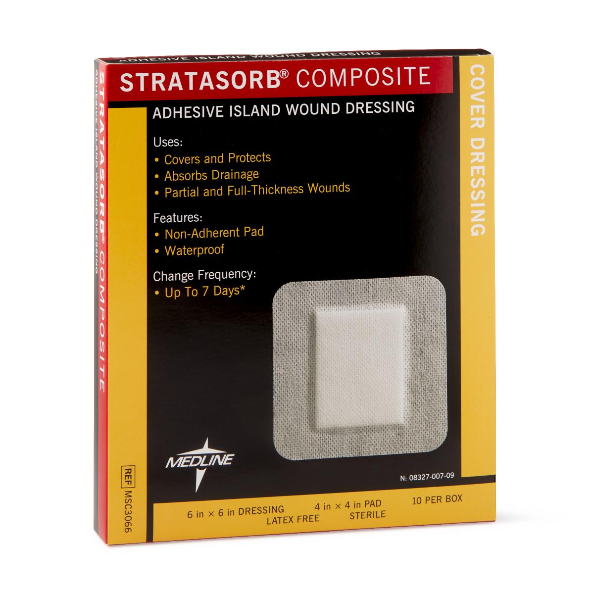 Stratasorb Waterproof Adhesive Island Wound Dressings - BeHope