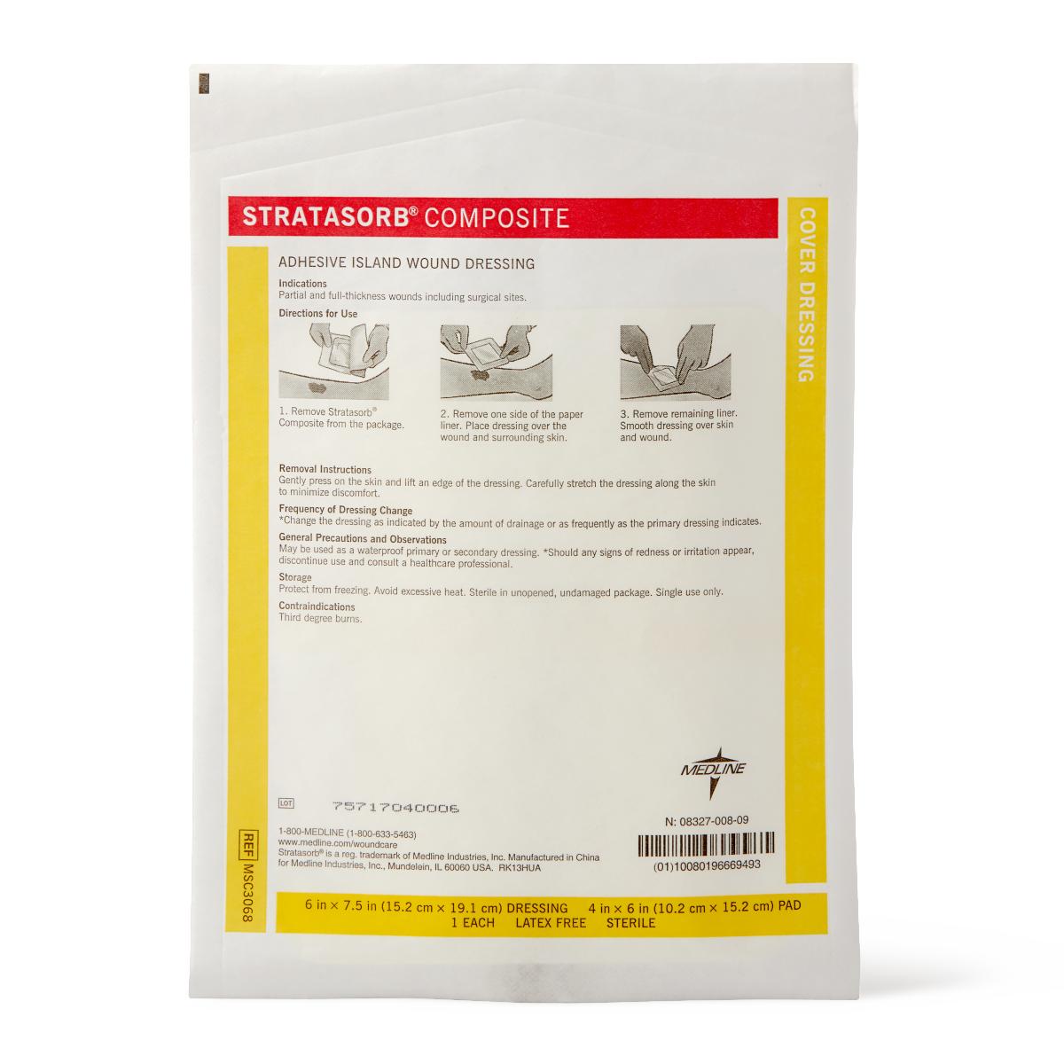 Stratasorb Waterproof Adhesive Island Wound Dressings - BeHope