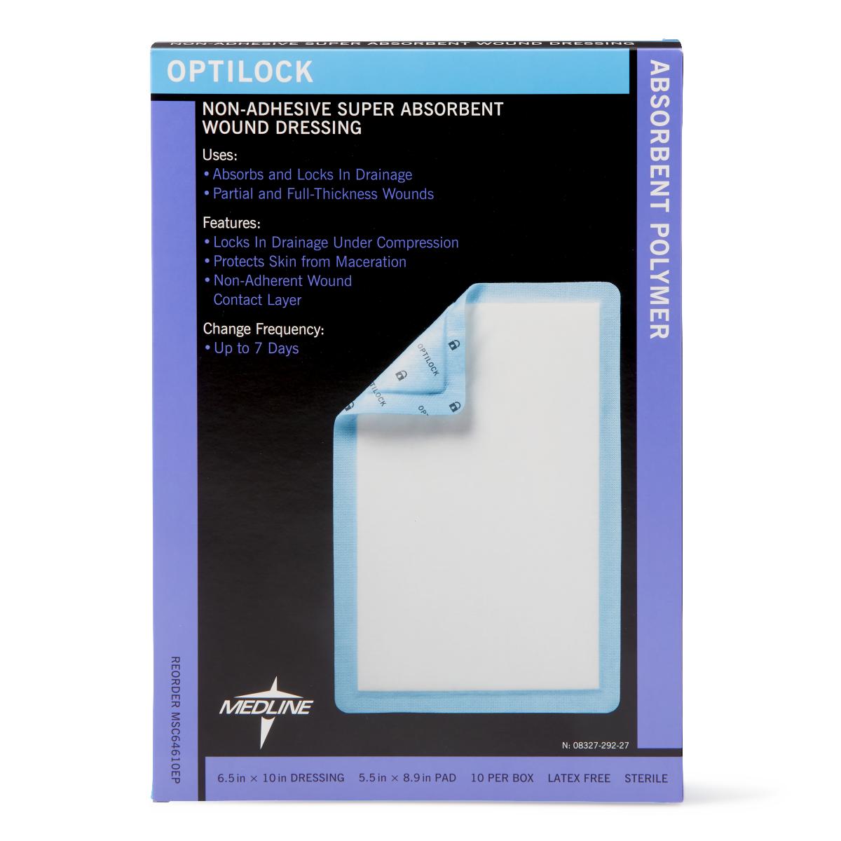 OptiLock Nonadhesive Super Absorbent Wound Dressings - BeHope