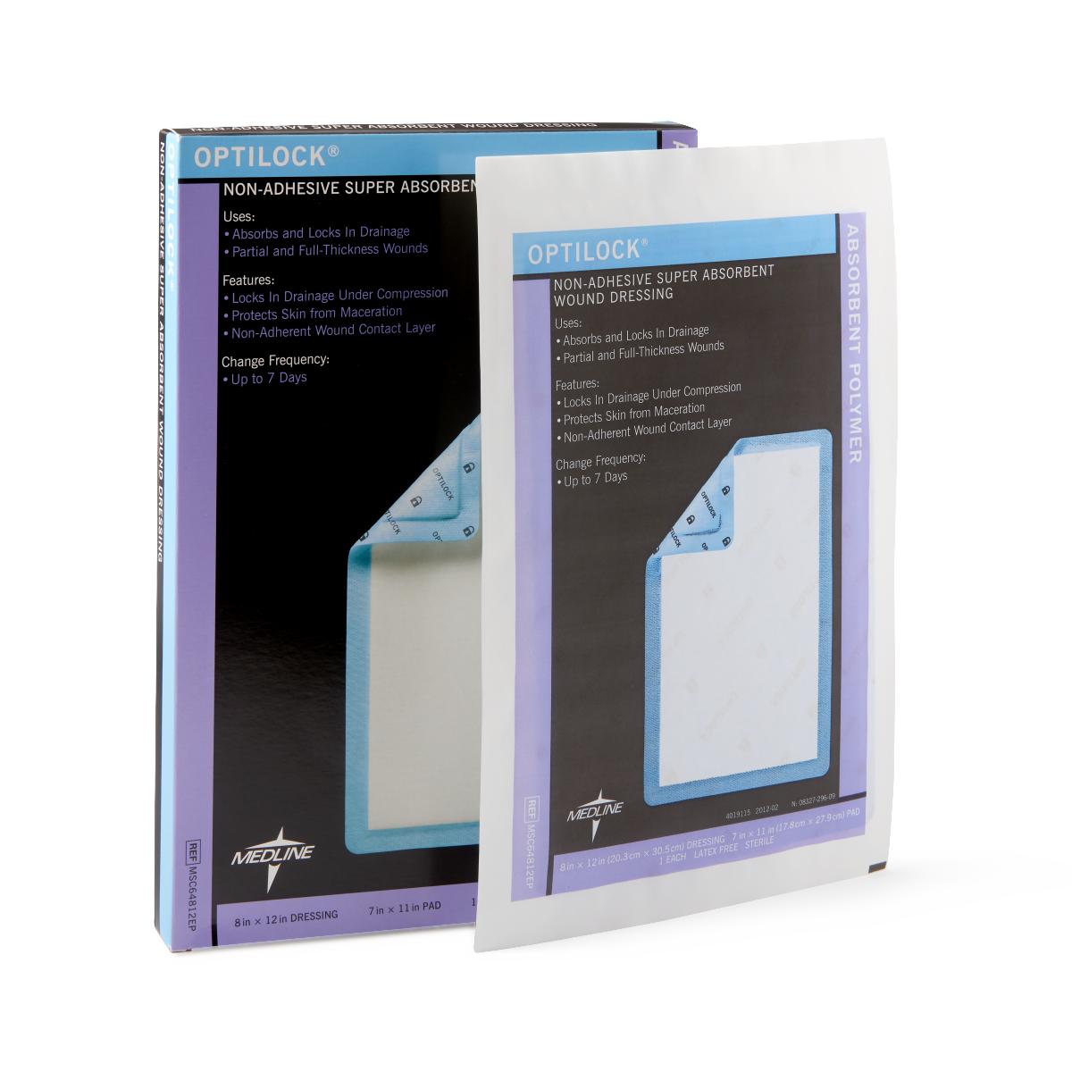 OptiLock Nonadhesive Super Absorbent Wound Dressings - BeHope