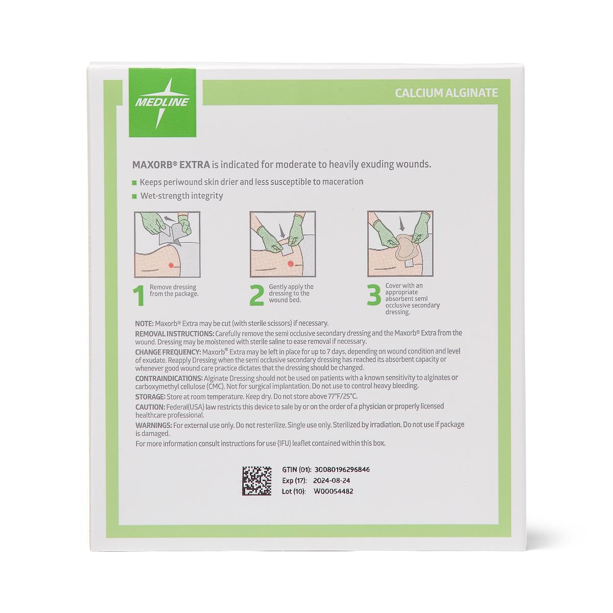 Maxorb Extra Cmc/alginate Wound Dressings - BeHope