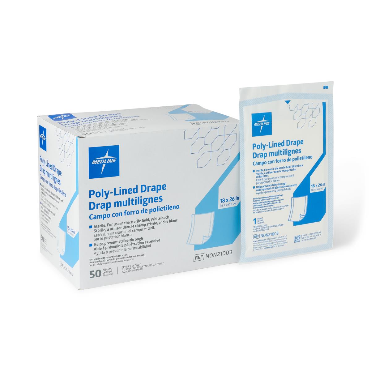 Medline Sterile Disposable Drapes