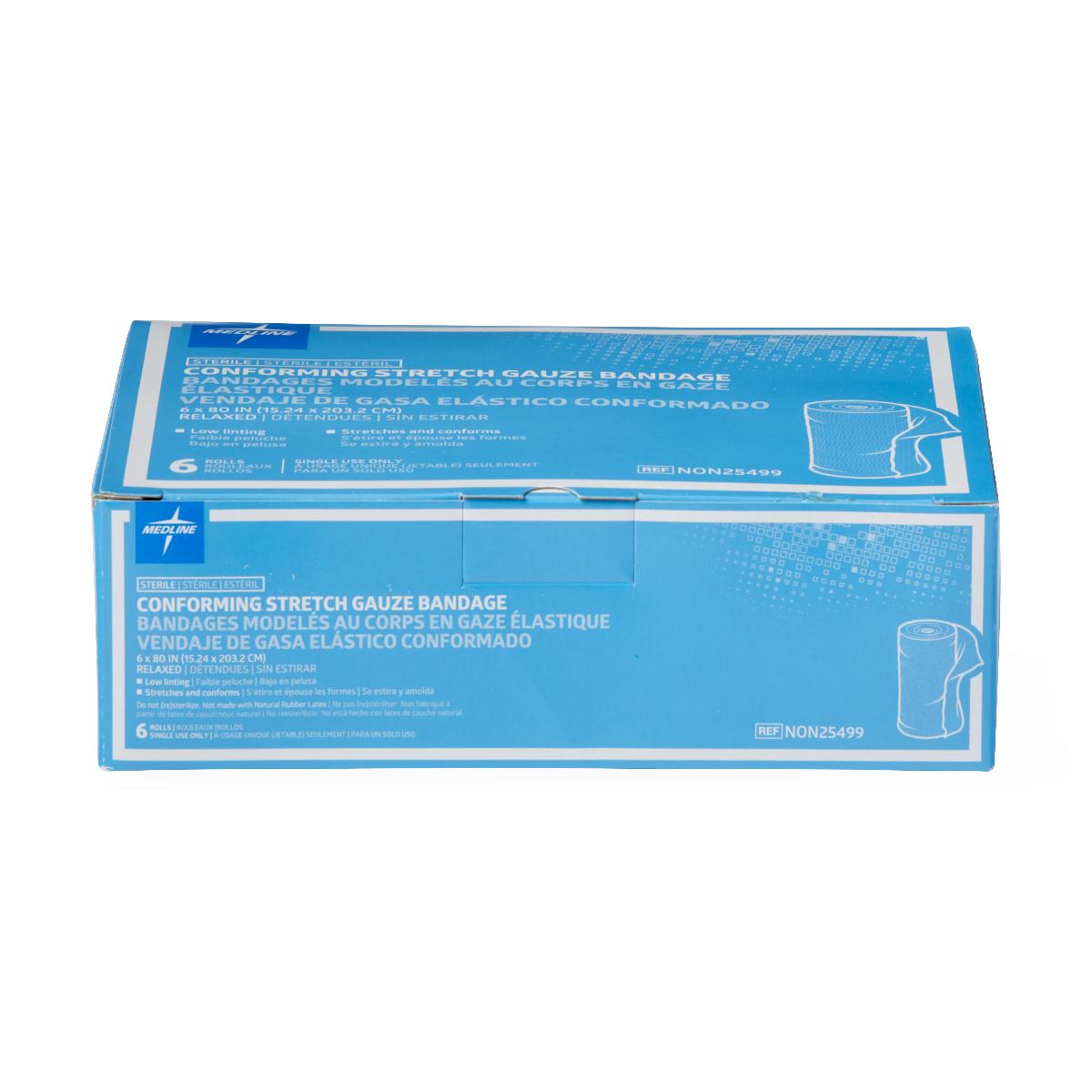 Medline Sterile Conforming Stretch Gauze Bandages