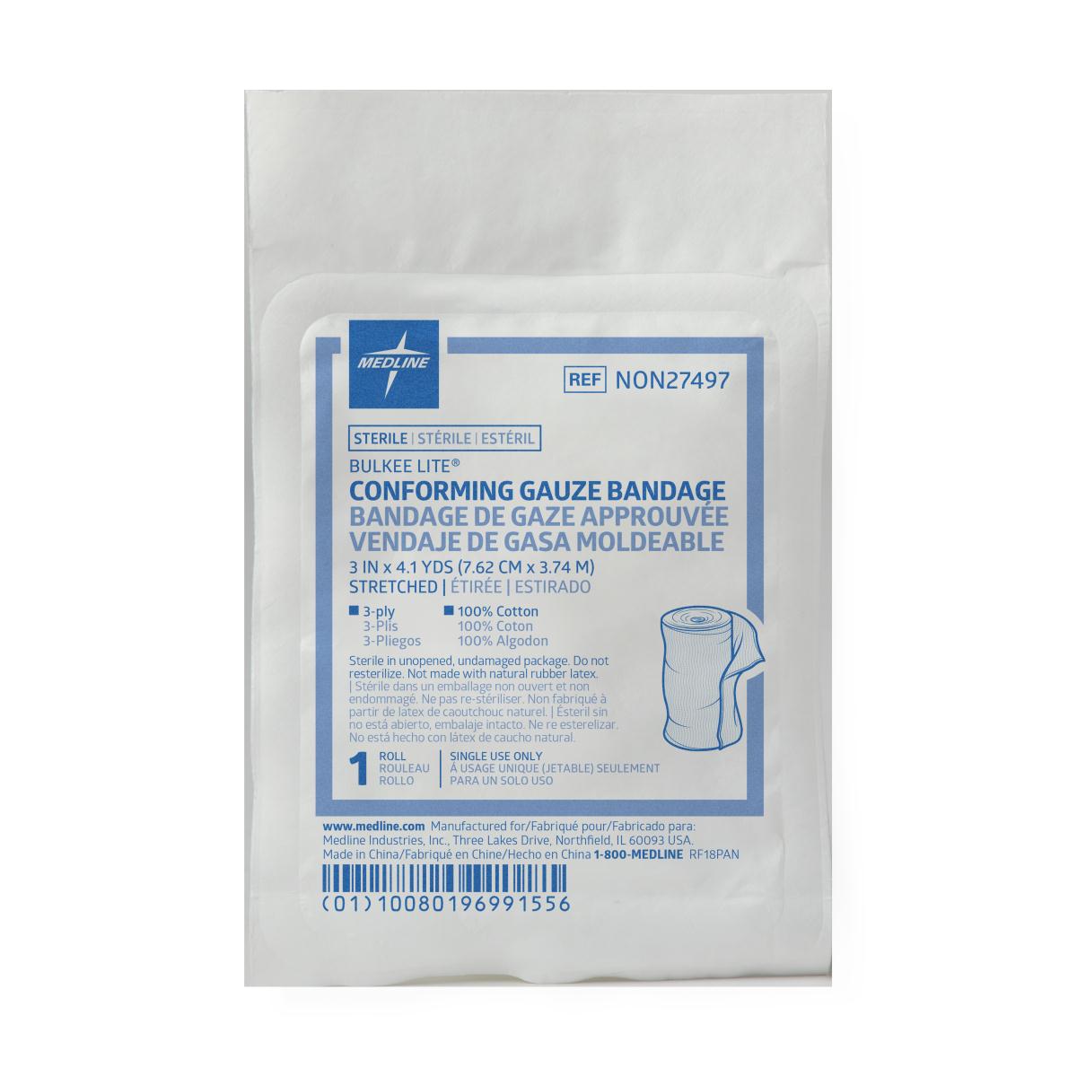 Bulkee Lite Sterile Cotton Conforming Bandages