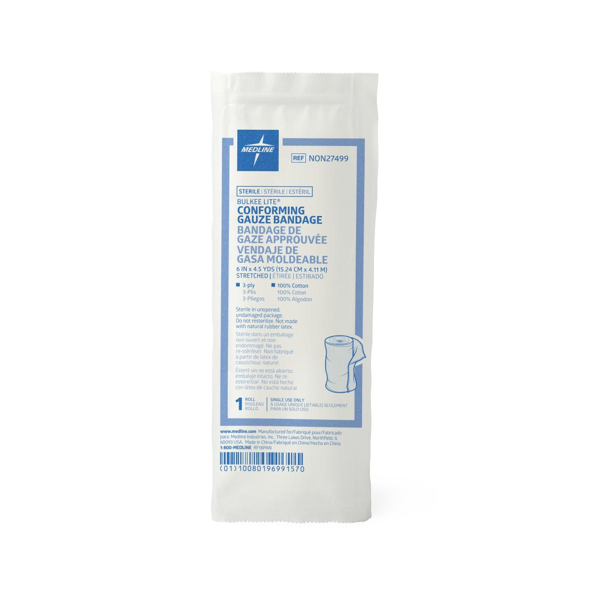 Bulkee Lite Sterile Cotton Conforming Bandages
