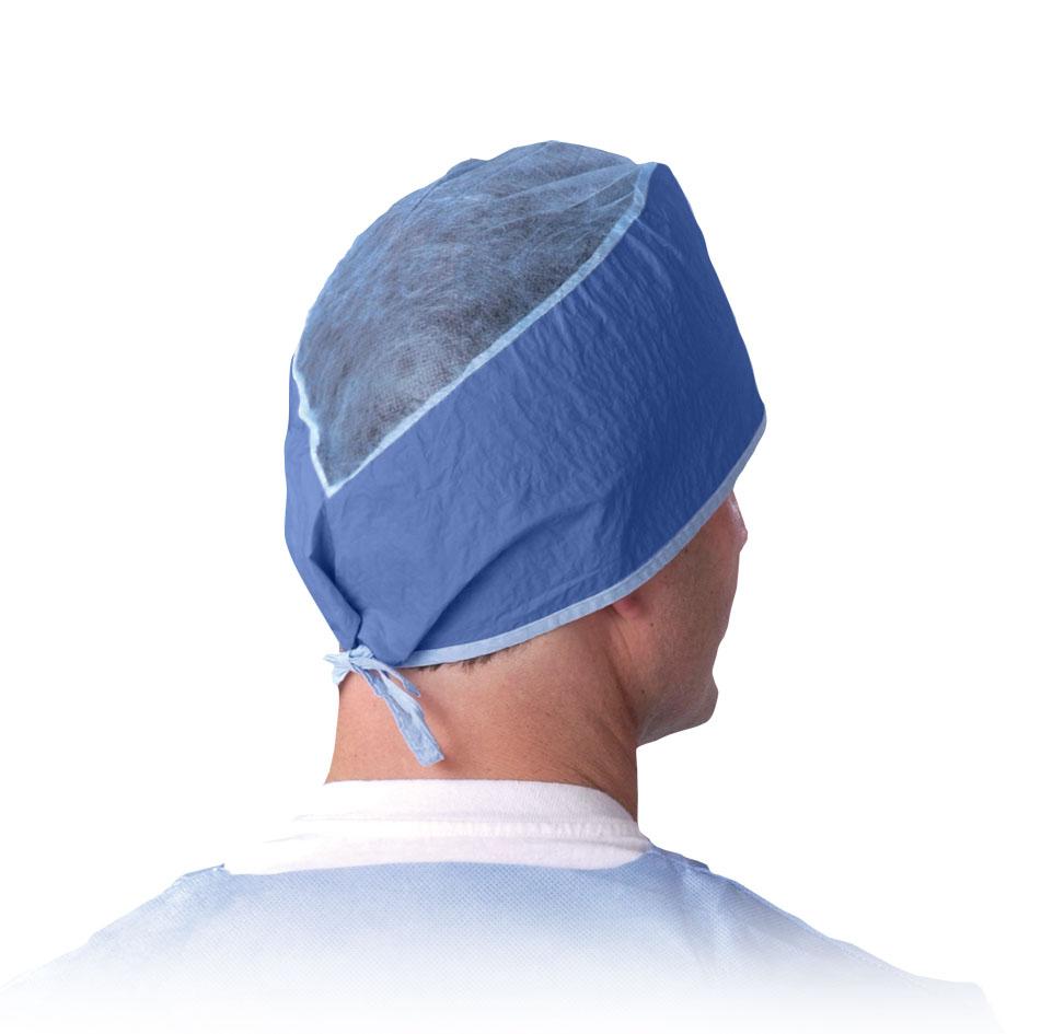 Sheer-Guard Disposable Tie-Back Surgeon Caps - BeHope