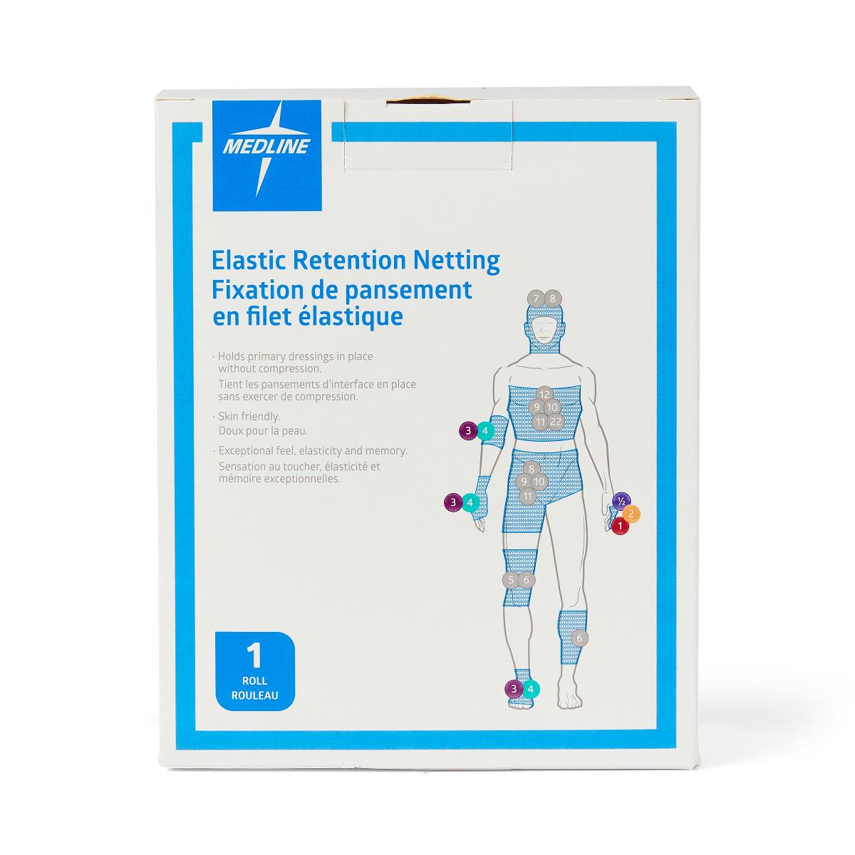 Medline Stretch Tubular Elastic Dressing Retention Nets
