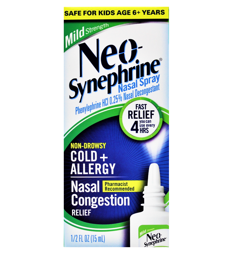 Sinus Relief Neo-synephrine® 1% Strength Nasal Spray 15 Ml - Behope