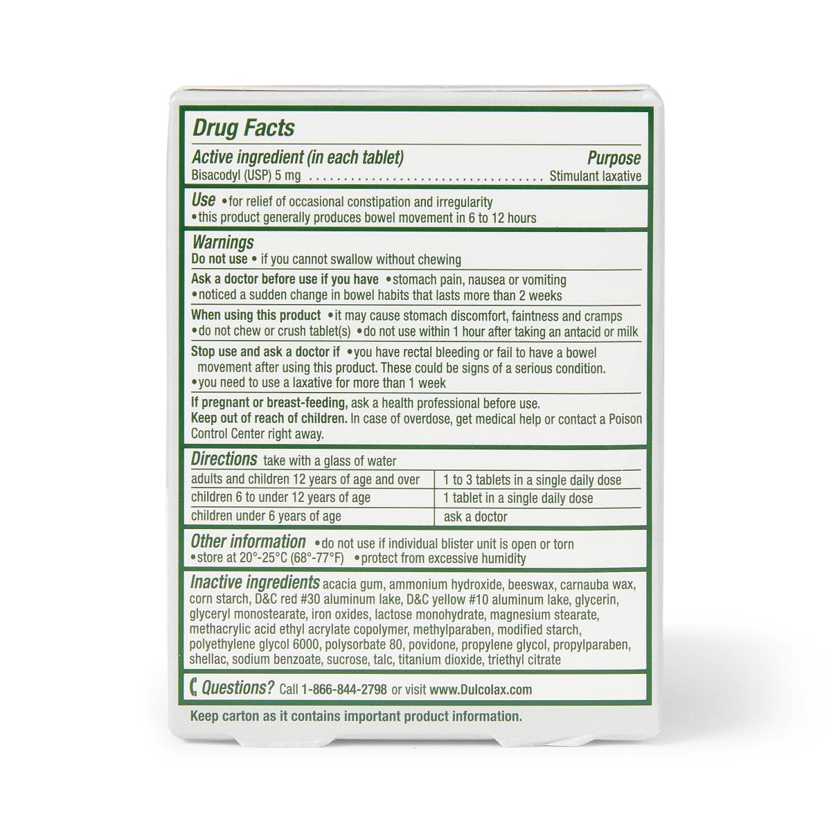 Dulcolax Laxative Tablets