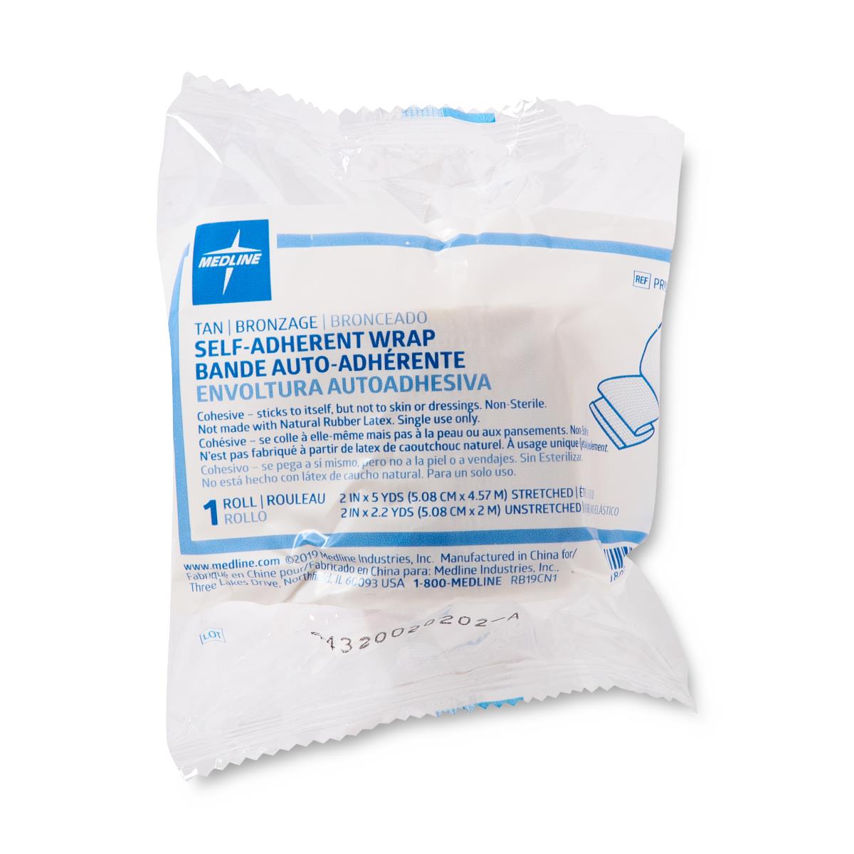 Medline Nonsterile Self-Adherent Wrap - BeHope