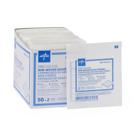 Medline Sterile Nonwoven Gauze Sponges - BeHope