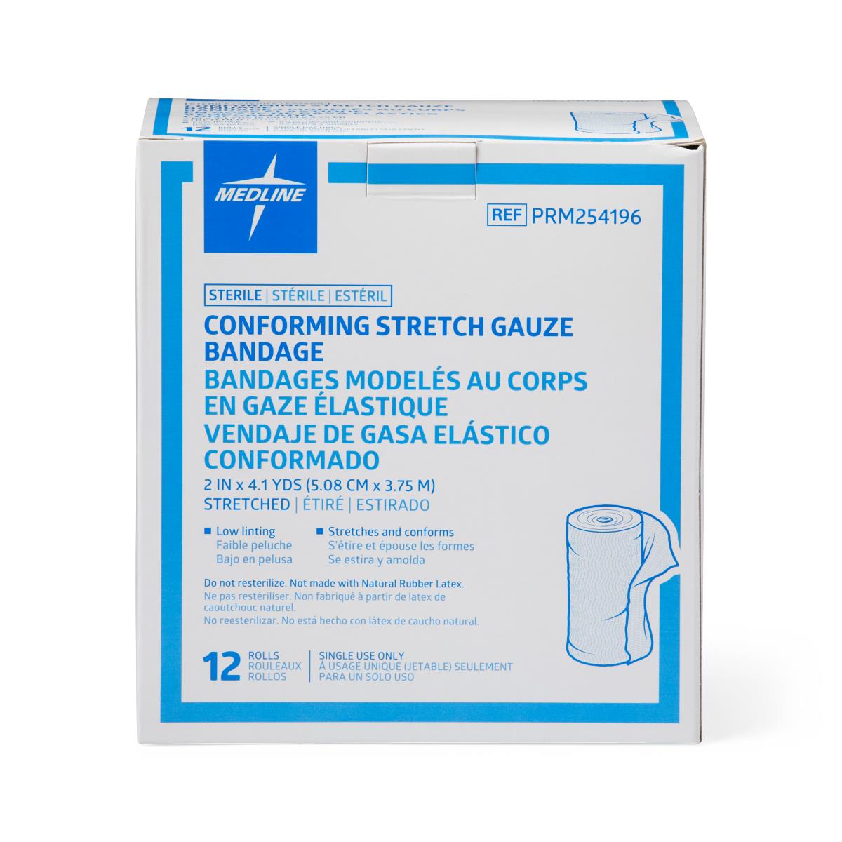 Medline Sterile Conforming Stretch Gauze Bandages - BeHope
