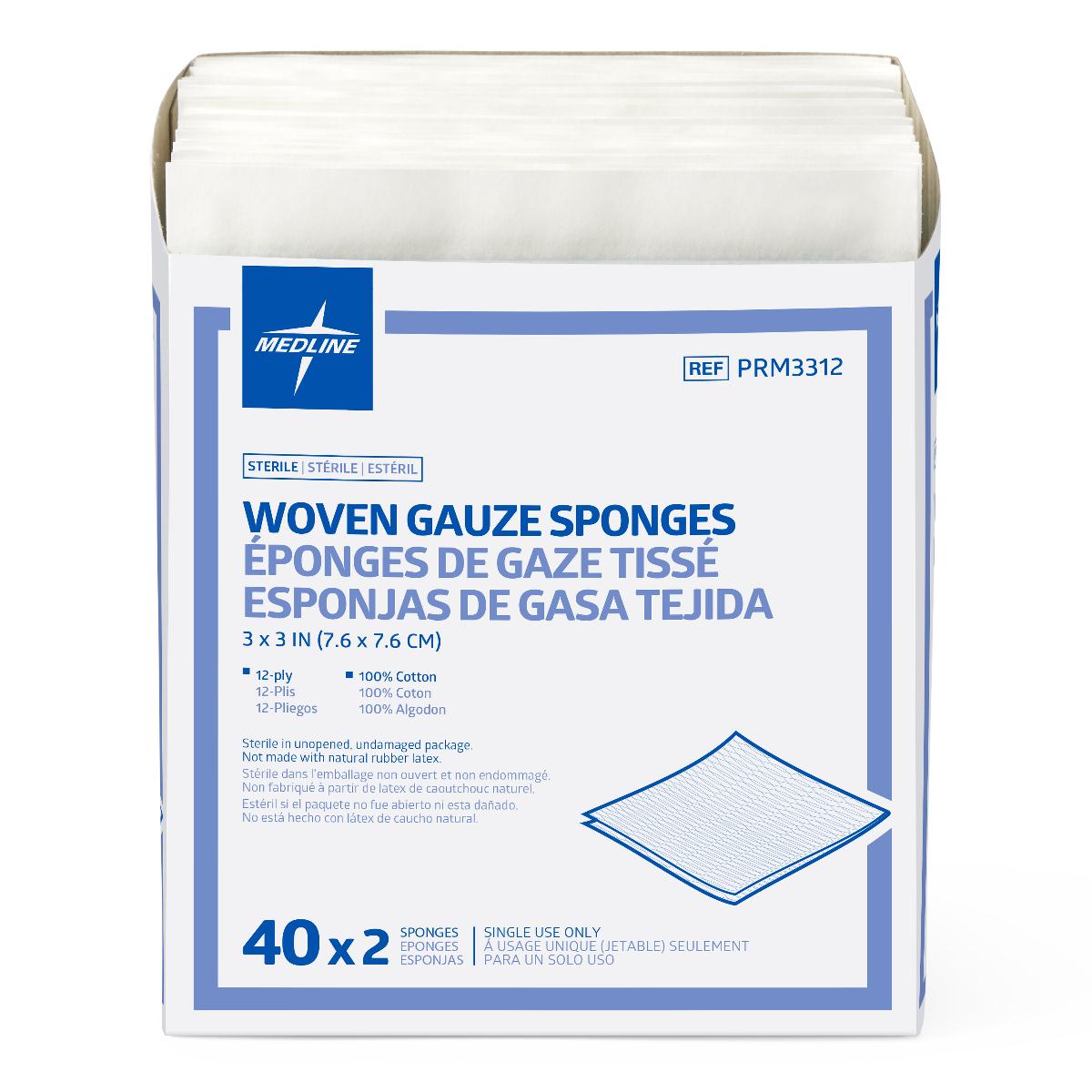 Medline Sterile Woven Gauze Sponges