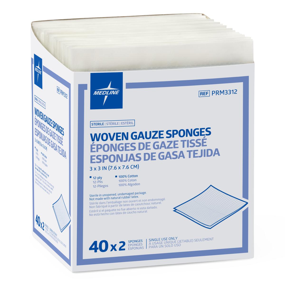 Medline Sterile Woven Gauze Sponges