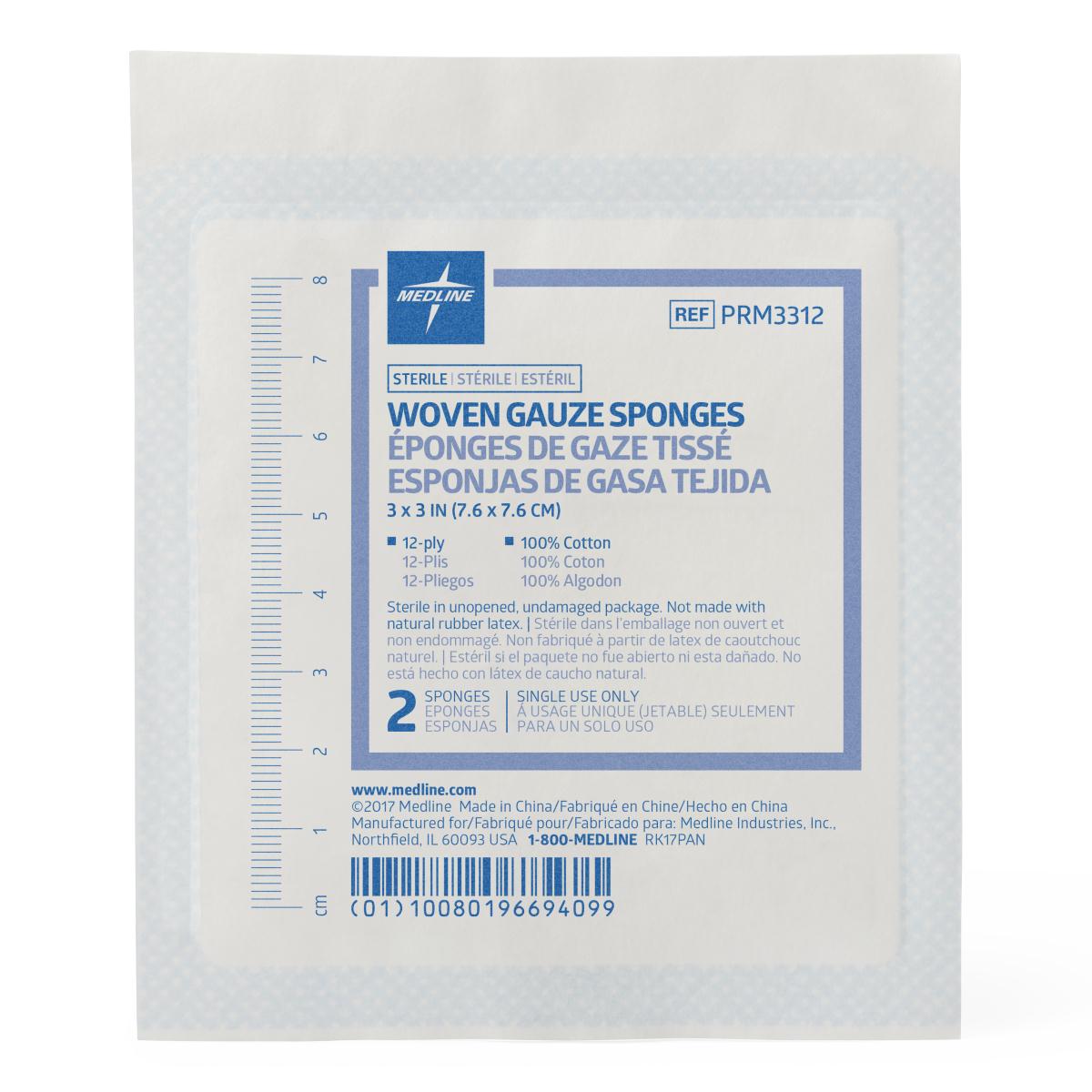 Medline Sterile Woven Gauze Sponges