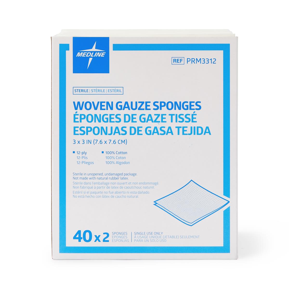 Medline Sterile Woven Gauze Sponges