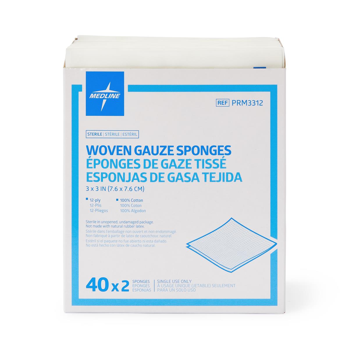 Medline Sterile Woven Gauze Sponges