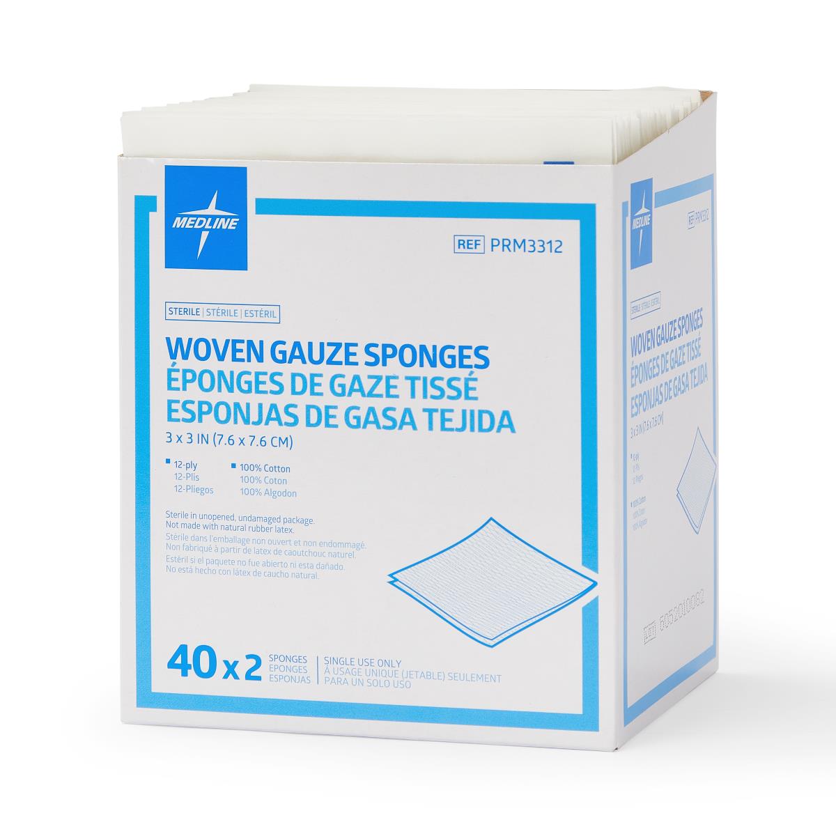 Medline Sterile Woven Gauze Sponges