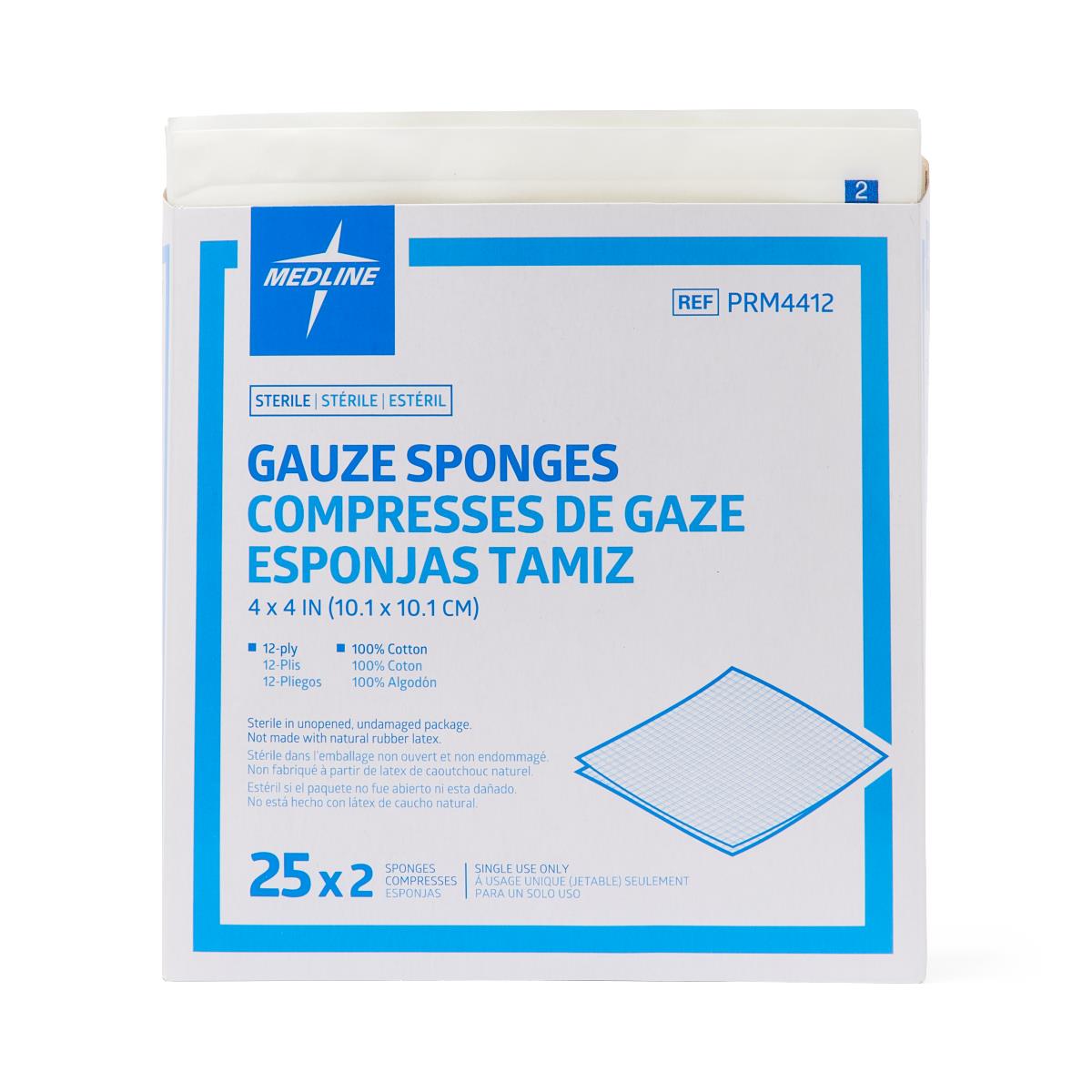 Medline Sterile Woven Gauze Sponges