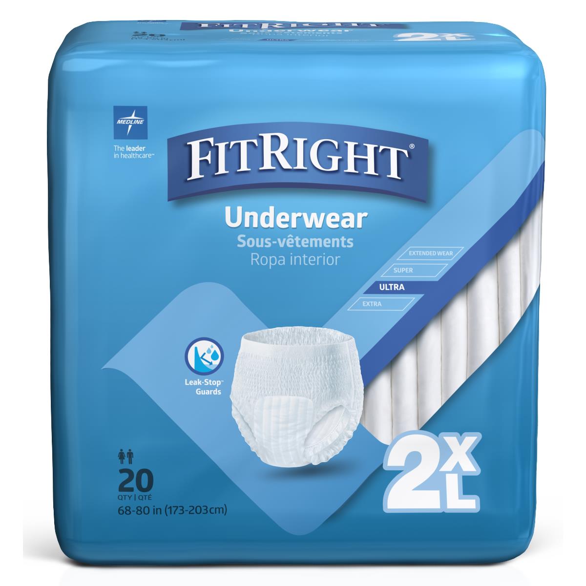 FitRight Heavy Absorbency Ultra Incontinence Underwear - BeHope