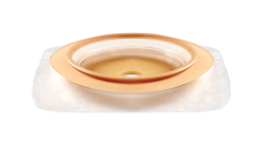 Ostomy Barrier Natura™ Trim To Fit Durahesive® Adhesive 57 Mm Flange Hydrocolloid Up To 35 Mm Opening 2-1/4 X 2-1/4 Inch - Behope