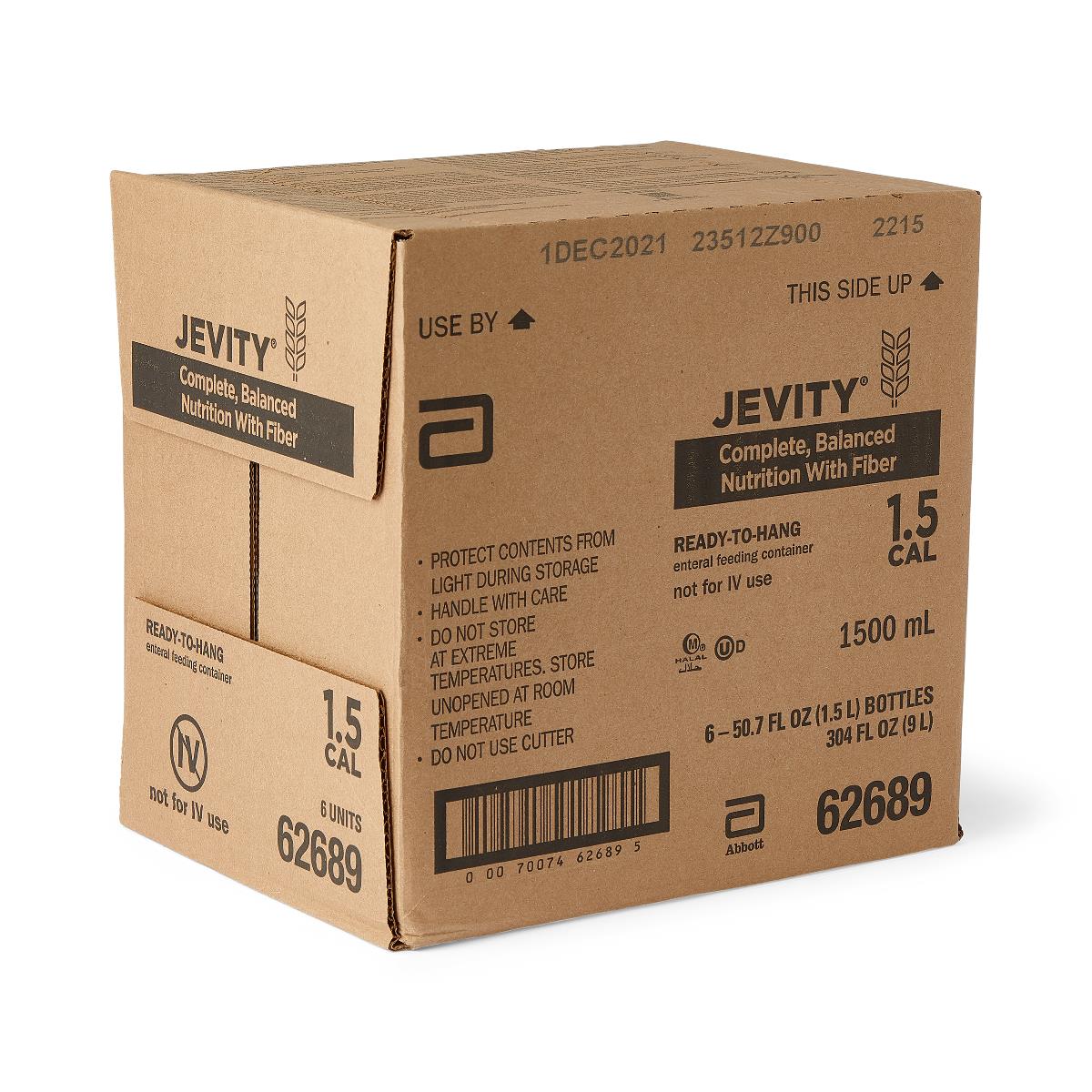 Jevity 1.5 Cal Nutrition Ready-to-Hang Unflavored Supplements