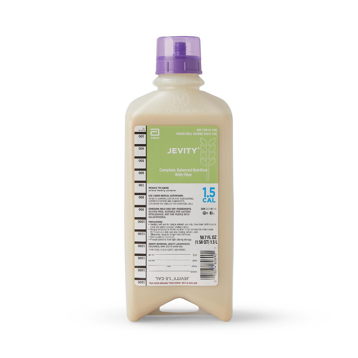 Jevity 1.5 Cal Nutrition Ready-to-Hang Unflavored Supplements
