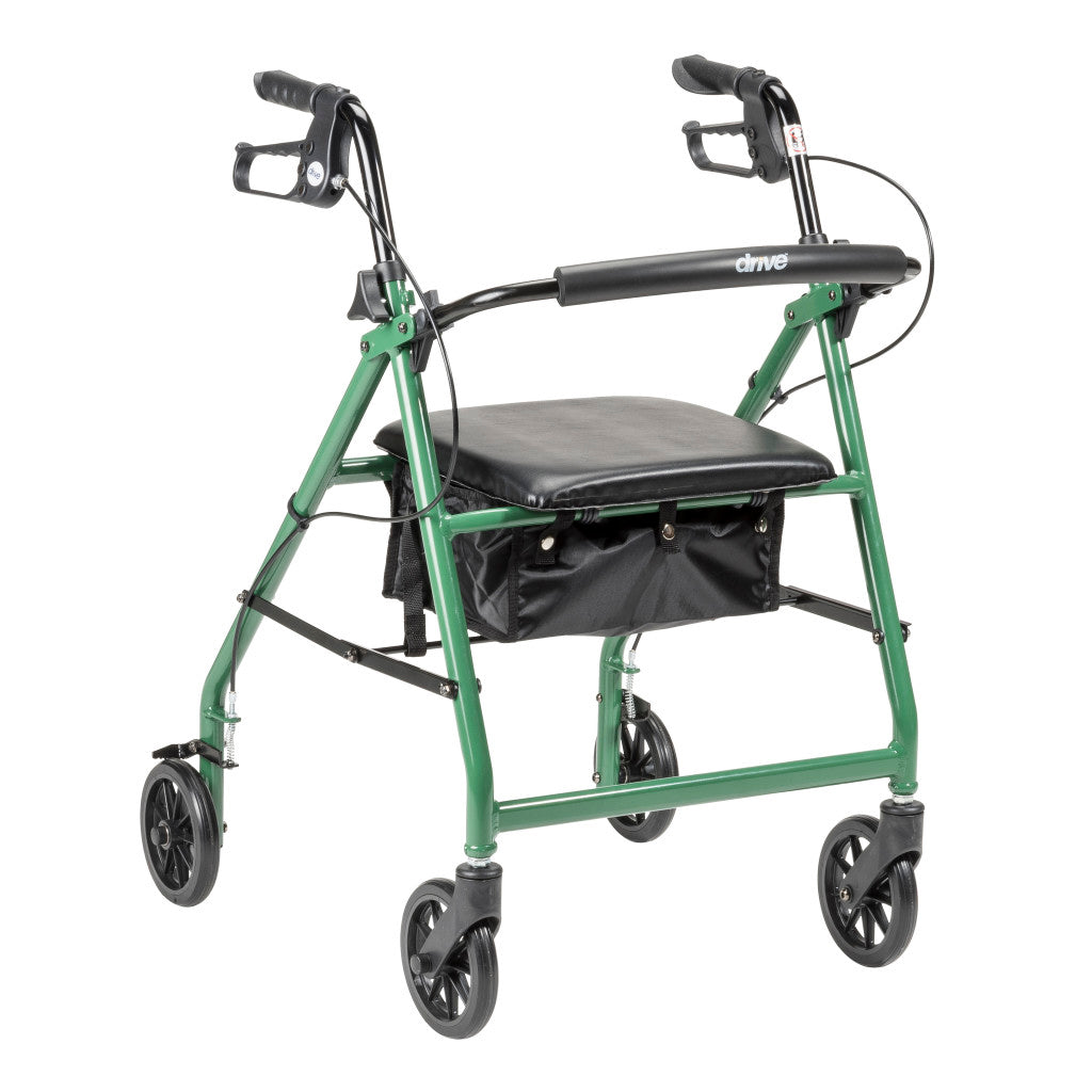 Aluminum Rollator, 6" Casters -BeHope