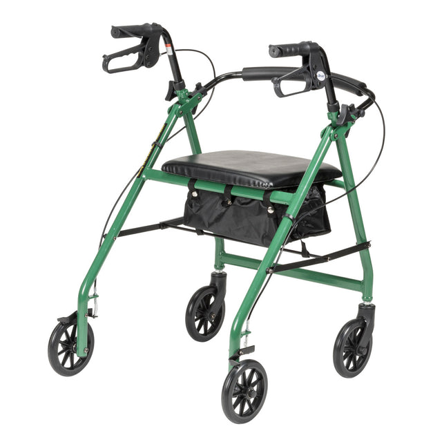 Aluminum Rollator, 6" Casters - BeHope