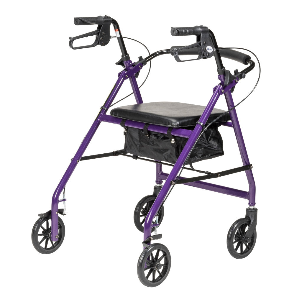 Aluminum Rollator, 6" Casters -BeHope