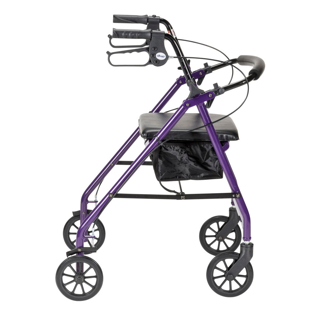Aluminum Rollator, 6" Casters -BeHope