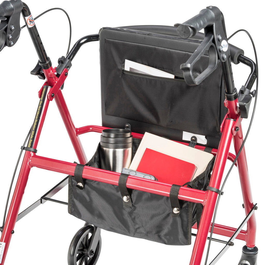 Aluminum Rollator, 6" Casters -BeHope