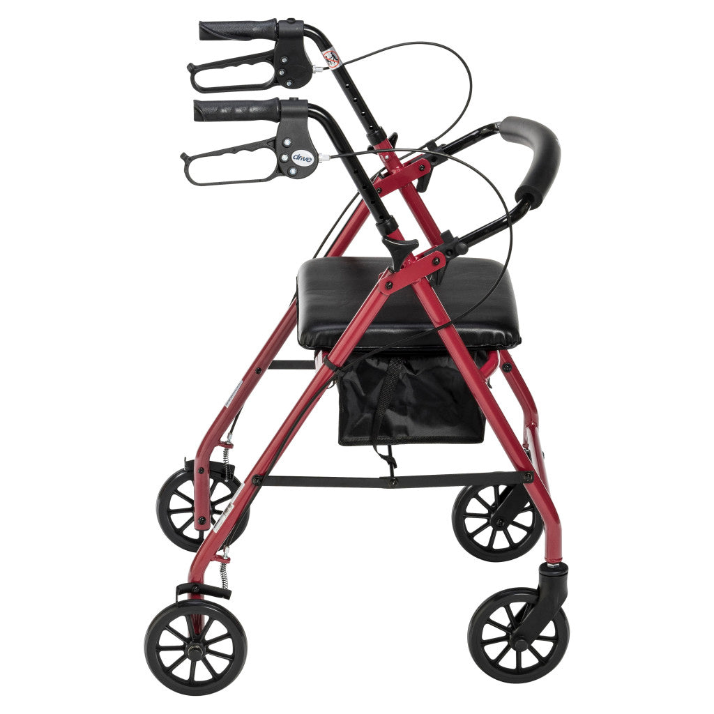 Aluminum Rollator, 6" Casters -BeHope