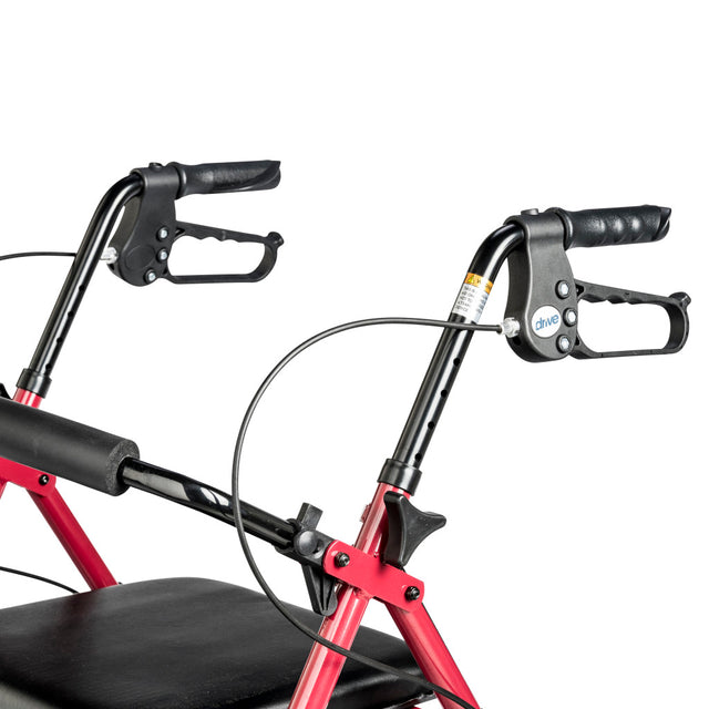 Aluminum Rollator, 6" Casters - BeHope