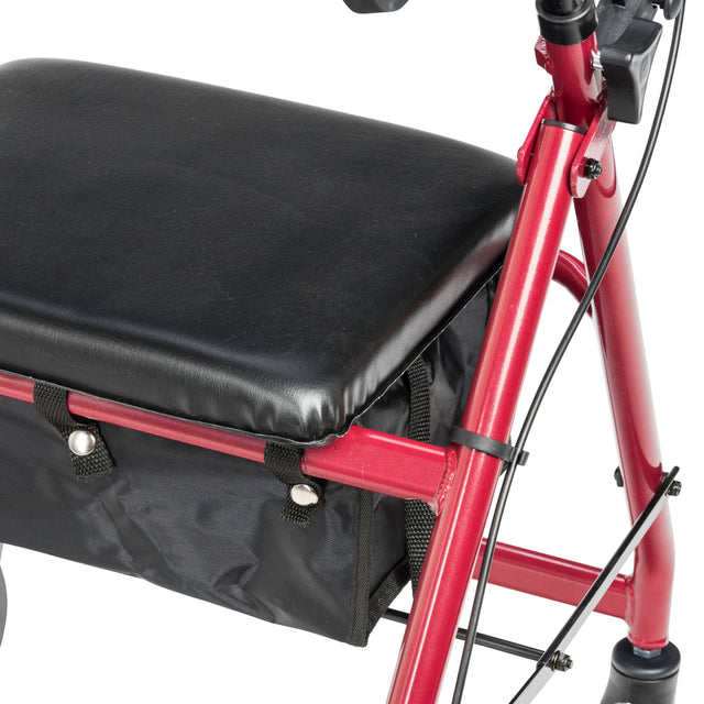 Aluminum Rollator, 6" Casters - BeHope